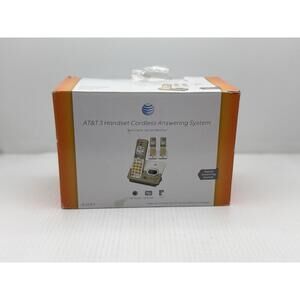 AT&T 3 Handset Answering System Cordless Phone w/Answering Machine EL52313